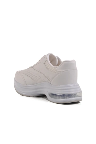 Ayakmod Beyaz Fileli Hafif Air Taban Kadın Spor Ayakkabı 185 G - 4