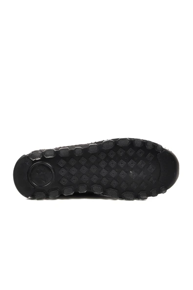 Ayakmod Siyah Hakiki Deri Kadın Casual Ayakkabı 0002 Z - 5