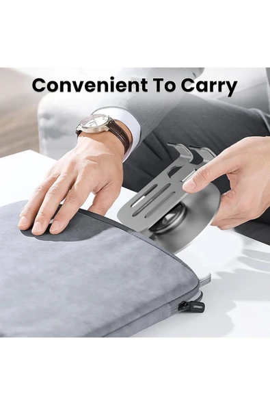 Zipax Hiking A21 A22 A23 A26 A27 A28  360 Katlanabilir Metal Masaüstü Tablet Telefon Standı - Resim 5