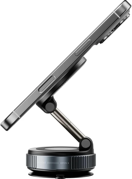 Zipax Huawei Mate 30 30 Lite 30 Pro  Vakumlu Magsafe Destekli 360° Araç Telefon Tutucu K007 - 4