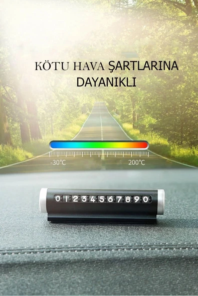 Zipax LG K50s K51s K52 K61 K62 Araç Numaratör Telefon Numarası Gösterim - Resim 4