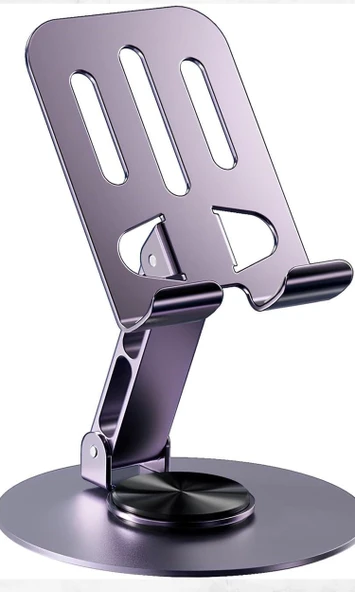 Zipax Xiaomi Mi 10 10T 11 11i Pro Lite Ultra 360 Katlanabilir Metal Masaüstü Tablet Telefon Standı