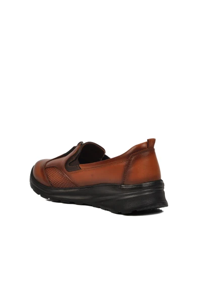 Ayakmod Taba Hakiki Deri Kadın Casual Ayakkabı 0024 Z - Resim 4