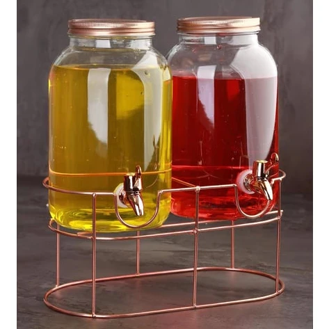 Acar Trl010241/2 Standlı 2'li Cam Sebil