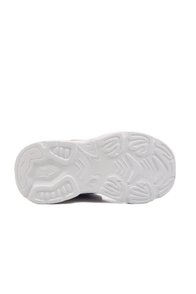 Ayakmod Beyaz Lila Fileli Cırtlı Unisex Çocuk Spor Ayakkabı Ruffon P - 5