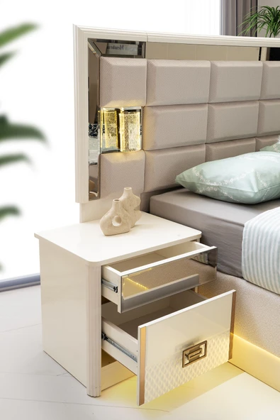 DELÜX MDF KOMODİN 2 ADET - Resim 4