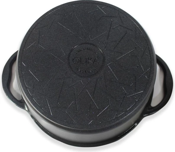 Olika Palladium 24 cm Siyah Derin Tencere PD2404 - 3