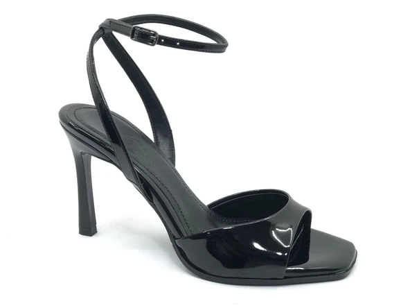 Feles Bilekten Bağlamalı Tek Bant Kadın Topuklu Ayakkabı ürün görseli 1