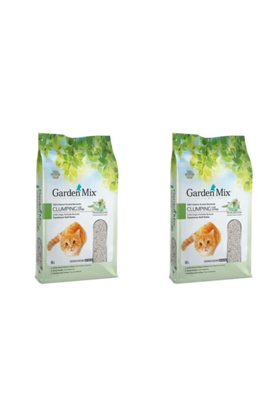 Gardenmix Bentonit Marsilya Sabunlu Kedi Kumu İnce 10 Lt x 2 Adet
