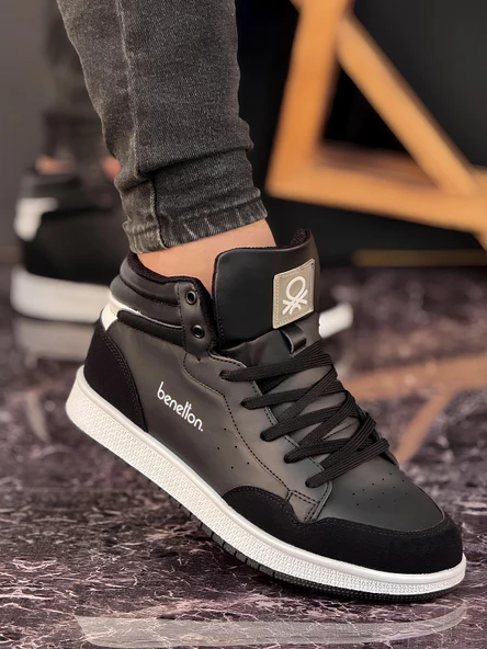 Benetton Erkek Günlük Bilekli Sneaker Ayakkabı - 4