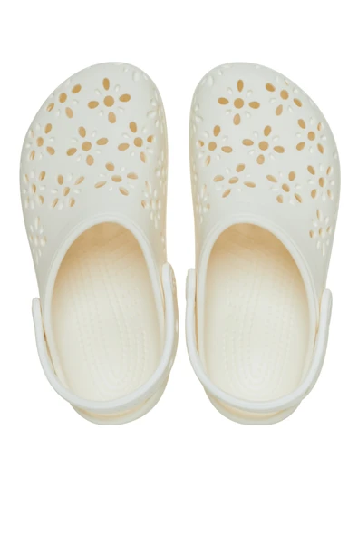 Crocs Classic Floral Cut Out Clog Kadın Terlik - 3