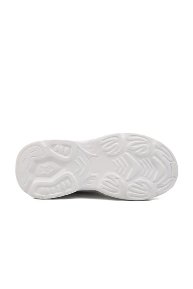 Ayakmod Beyaz Kırmızı Cırtlı Fileli Erkek Çocuk Spor Ayakkabı Ruffon F - Resim 5