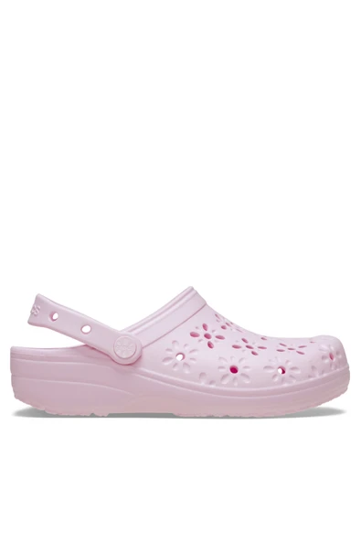 Crocs Classic Floral Cut Out Clog Kadın Terlik - 8