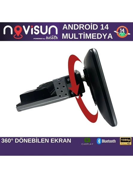 Sunplus Universal Android 10.1 Inç Tablet Hareket Edebilen Teyp Android Multimedya 2gb Ram 32GB NV-5005R - 2