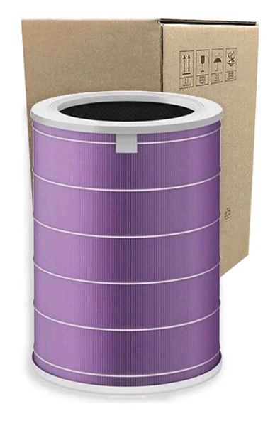 Xiaomi Air Purifier 3C / 3H Uyumlu Hava Temizleyci Filtresi Mor Renkli Filtre