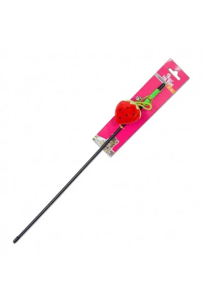 Eastland Kedi Otlu Çilekli Kedi Oltası 44 cm