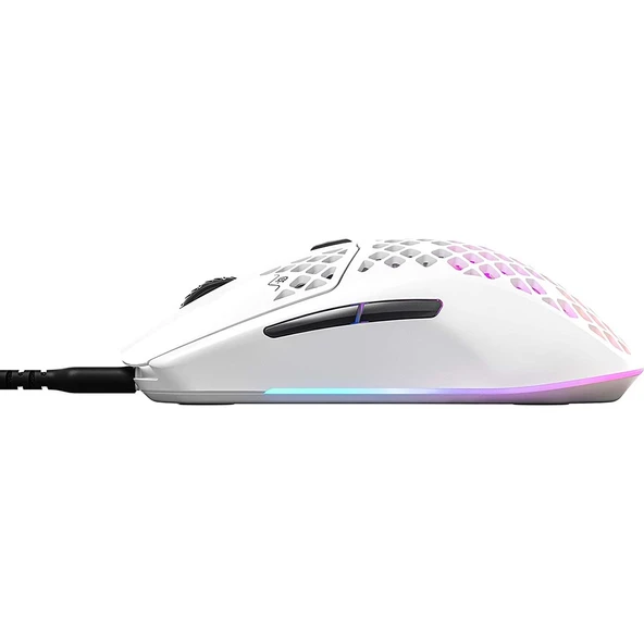 SteelSeries Aerox 3 Snow RGB Optik Kablolu Oyuncu Mouse - 3