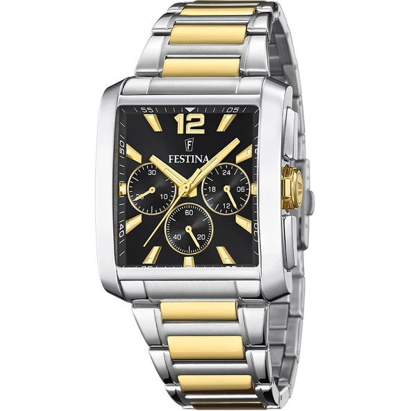 FESTINA F20637/4 SQUARE CHRONOGRAPH ERKEK KOL SAATİ