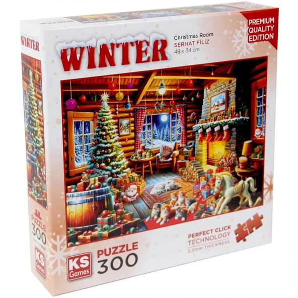 Nessiworld KS Games Christmas Room Puzzle 300 Parça