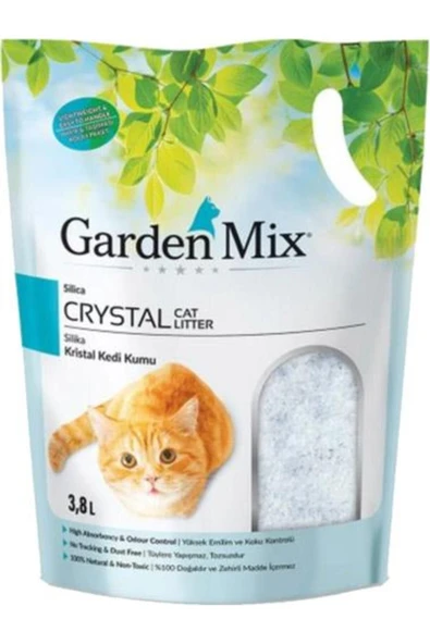 Garden Mix Silika Jel Kedi Kumu 1-8 Mm 3.8 Lt.