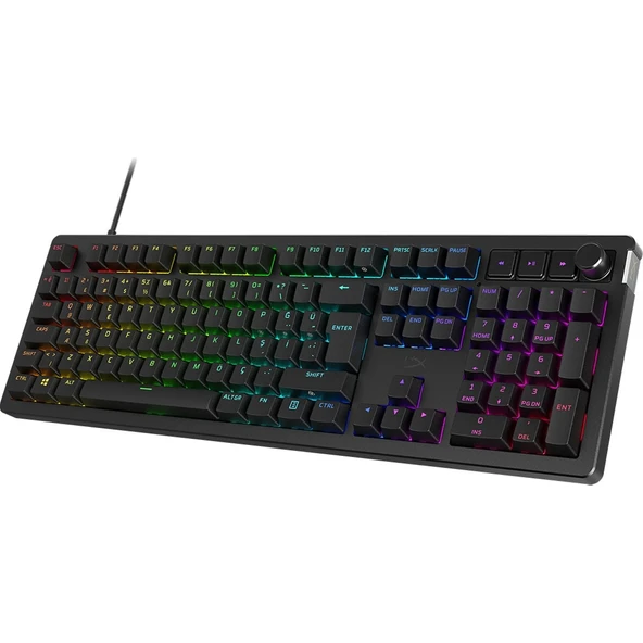 Hyperx Alloy Rise Rgb Red Switch Kablolu Mekanik Oyuncu Klavyesi