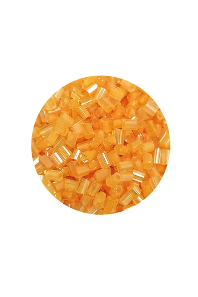 Kesme Cam Boncuk 2mm - 20 Gram - Şeffaf Açık Sarı -BNC335 - 2