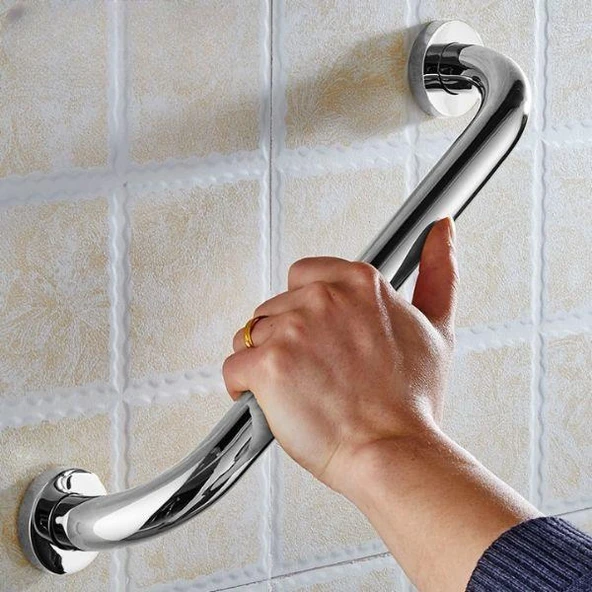 Marelli Krom Renkli Banyo Tutamağı Engelli Tutunma Barı 40 Cm - 2