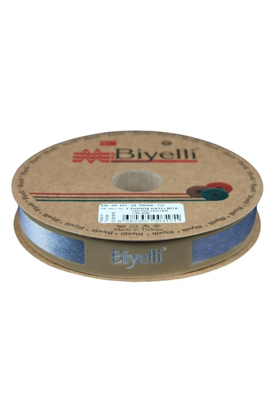 Biye Simli Katlı Tg 2 cm 25 Metre %50 Simli % 50 Polyester