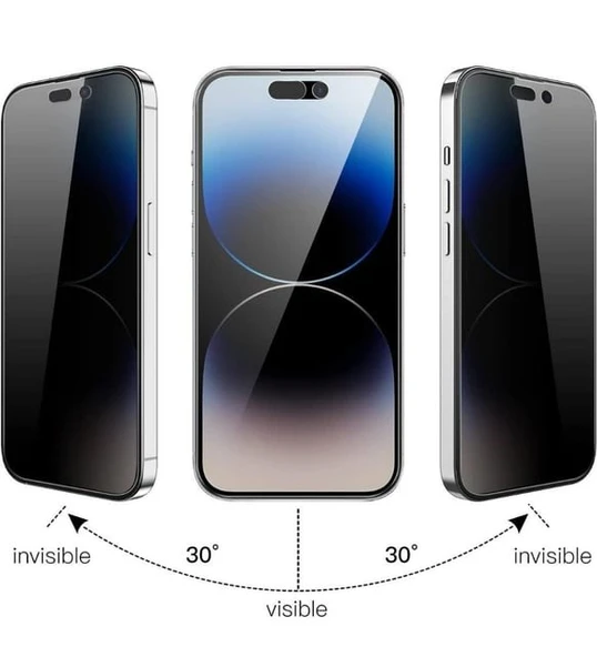 Logis İphone 14 ile Uyumlu Hayalet Ekran Koruyucu - 3