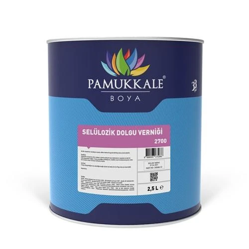 Pamukkale Selülozik Dolgu Verniği 2.5 Lt Şeffaf