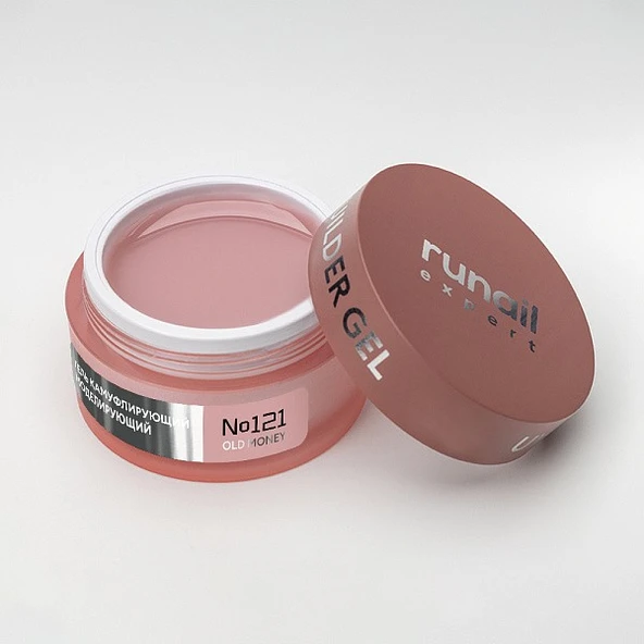 Runail Expert Protez Tırnak Jeli Old Money UV Gel Nude Bej 50Gr. 121 - 3