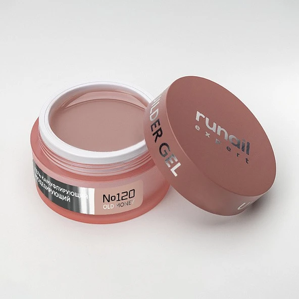 Runail Expert Protez Tırnak Jeli Old Money UV Gel Nude Açık Bej 50Gr. 120 - Resim 3