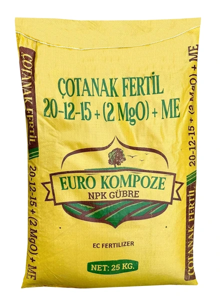 Çotanak Fertil 20-12-15+(2MGO)+ME Euro Kompoze 25kg