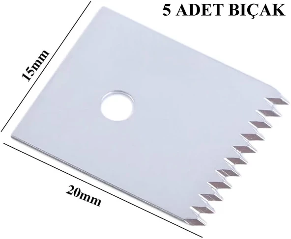 Ferrino Tapetool Bitki Bağlama Makinası Bant Bıçağı 5 Adet