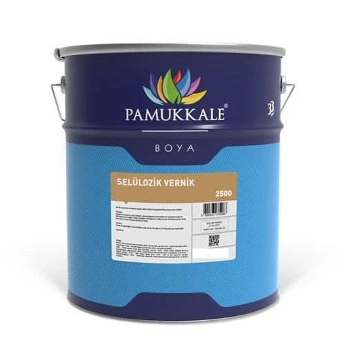 Pamukkale Selülozik Parlak Vernik 5 Lt Şeffaf
