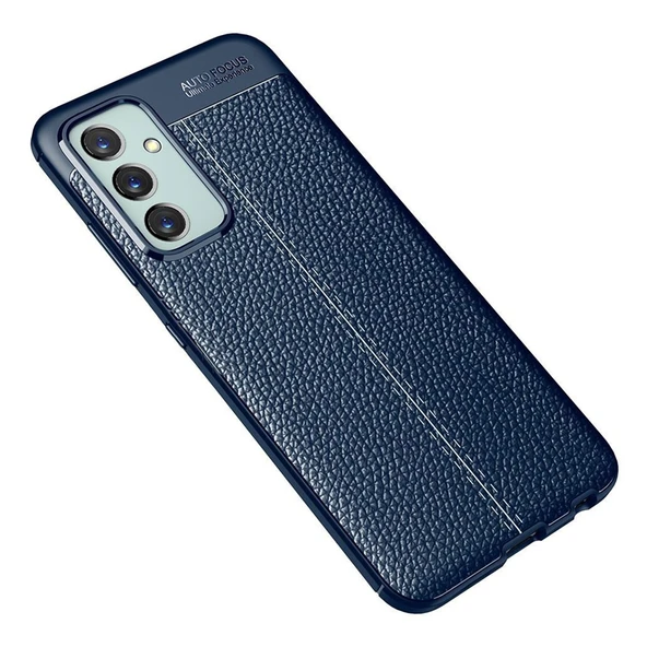Samsung Galaxy A72 Kılıf Focus Deri Desen Silikon Kapak - 8