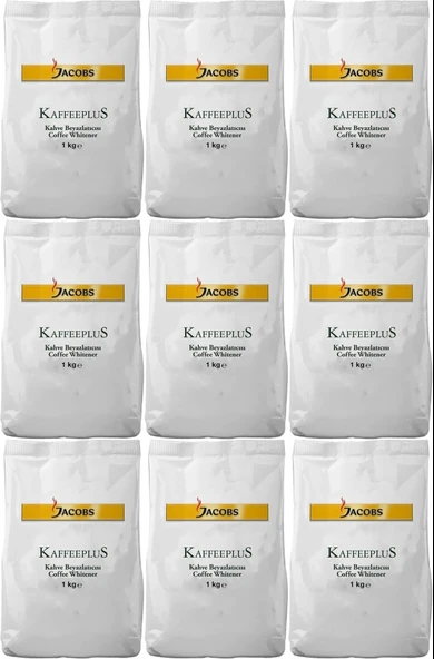 Jacobs Kaffeeplus Kahve Beyazlatıcısı / Süt Tozu 1KG (9 Lu Set)