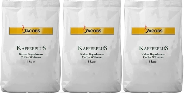 Jacobs Kaffeeplus Kahve Beyazlatıcısı / Süt Tozu 1KG (3 Lü Set)