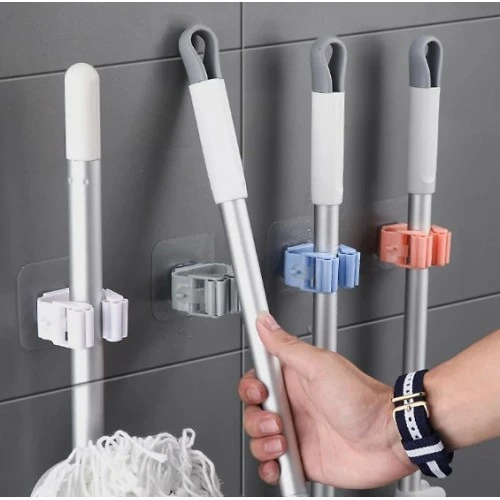 Yapışkanlı Mop Tutucu Seti 4 Adet TdrTR