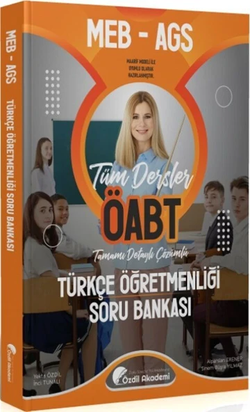 ÖABT MEB AGS Türkçe Öğretmenliği Soru Bankası Özdil Akademi