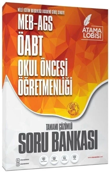 ÖABT MEB AGS Okul Öncesi Öğretmenliği Soru Bankası Atama Lobisi