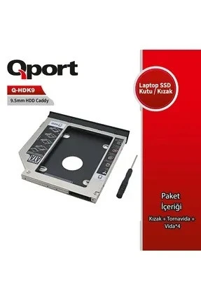 Q-HDK9 2.5'' HDD/SSD UYUMLU CEVIRICI 9.5'' OPTIK SATA KIZAK - 2