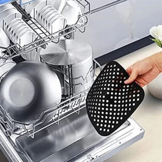 BUFFER® Renkli Isıya Dayanıklı Yıkanılabilir Silikon Fırın Ve Airfryer Kare Pişirme Matı 21,5 Cm - 6