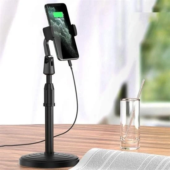 Buffer 360 Derece Döndürülebilir Masaüstü Teleskopik Telefon Standı Çok Fonksiyonlu Telefon Tutucu - 2