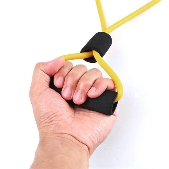 BUFFER® 8 Şeklinde Direnç Bandı Yoga Plates Ve Vücut Geliştirme Egzersiz Bandı - Resim 5