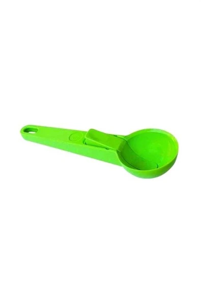 BUFFER® Pratik Mandallı Plastik Dondurma Servis Sunum Kepçesi Kaşığı - 3