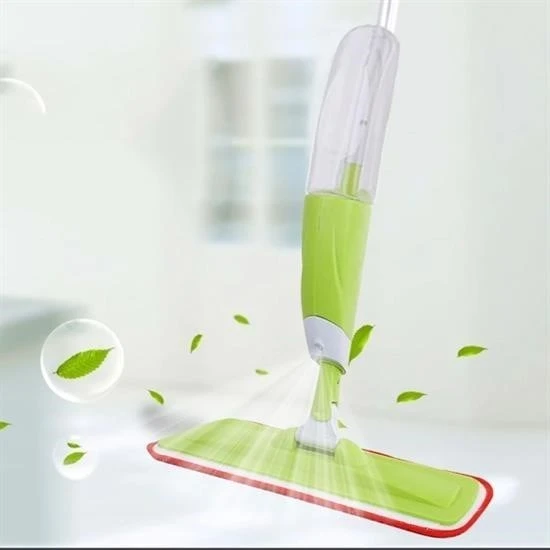 BUFFER® Döner Başlıklı Spreyli Mop Parke Ahşap Fayans Temizleyici Su Hazneli Sihirli Paspas - 4