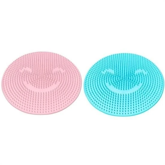 BUFFER® Silikon Fırçalı Banyo Masaj Matı ve  Ayaklar için Topuk Masaj Paspası - 6
