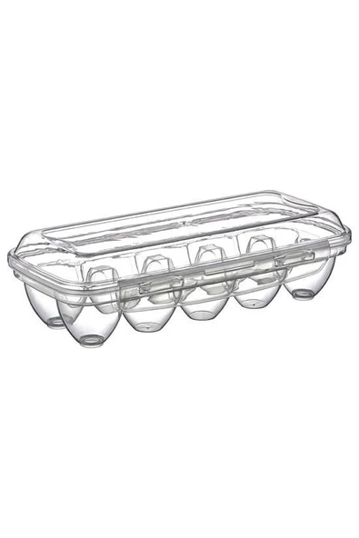 BUFFER® 10 Bölmeli Kilitli Kapaklı Yumurtalık Saklama Kutusu YU110 - 4