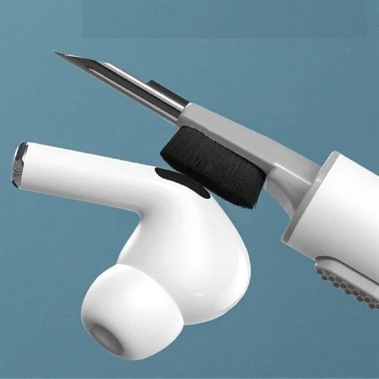 BUFFER®  Çok Amaçlı Yumuşak Fırçalı Kablosuz Kulaklıklar İçin Kulaklık Temizleme Kiti - 8
